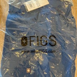 Figs- Kade cargo scrub pants- royal blue- tall large